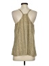 CAbi 100% Polyester Gold Sleeveless Blouse Size S - photo 2