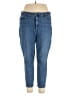 Flawless Solid Blue Jeans Size 18 - photo 1