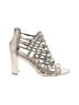 Material Girl Metallic Metallic Gold Sandals Size 10 - photo 1
