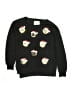 Justice Hearts Black Pullover Sweater Size 10 - photo 1
