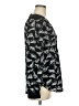 Bellatrix 100% Polyester Black Long Sleeve Blouse Size M - photo 4