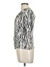 Pure Collection Animal Print Silver Short Sleeve Blouse Size 12 - photo 5