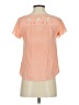 Maeve 100% Rayon Orange Pink Short Sleeve Top Size 00 - photo 2