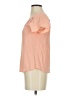 Maeve 100% Rayon Orange Pink Short Sleeve Top Size 00 - photo 5