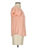 Maeve 100% Rayon Orange Pink Short Sleeve Top Size 00 - photo 4