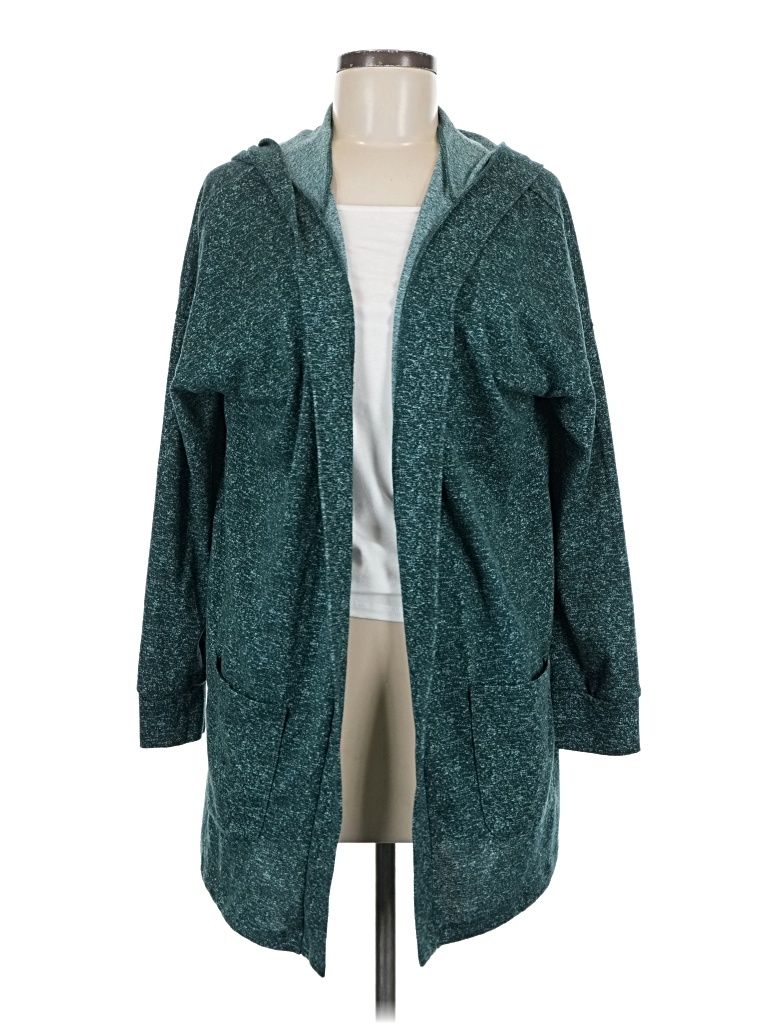 Pre-owned Cozy Casuals Cardigan Sweater In Blue