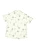 Carter's 100% Cotton Tropical Ivory Short Sleeve Button-Down Shirt 9-12 MO / 12 MO - photo 2
