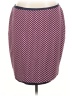 Boden 100% Polyester Houndstooth Burgundy Formal Skirt Size 16 - photo 1
