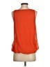 Zara Basic 100% Polyester Orange Sleeveless Blouse Size XS - photo 2