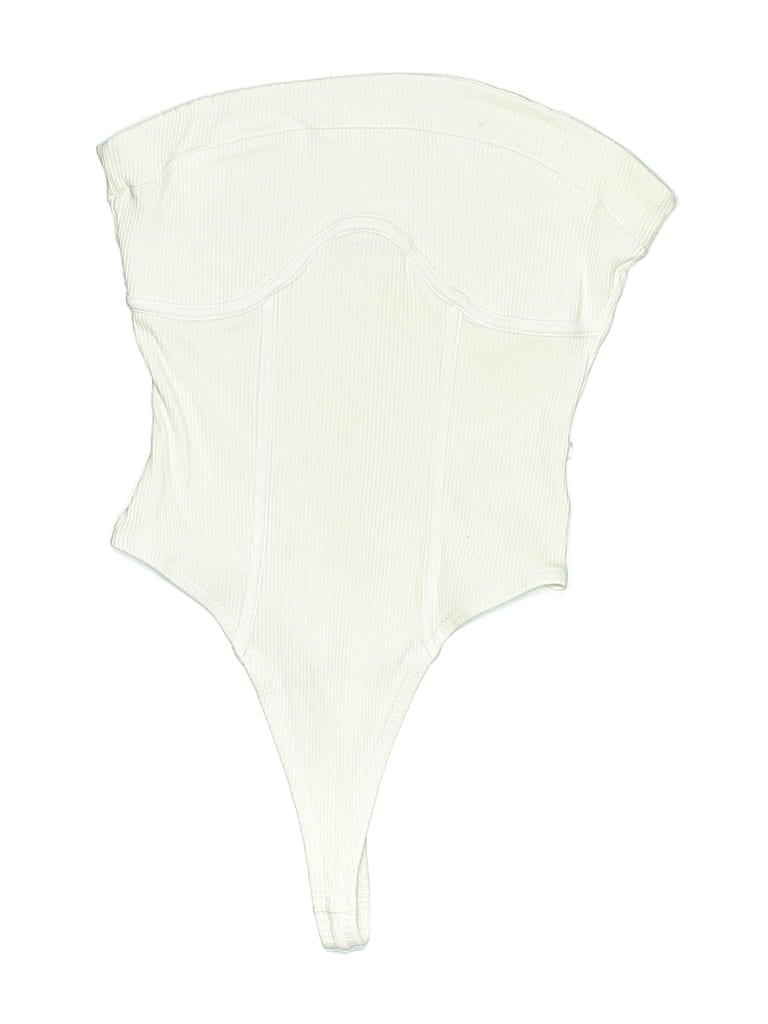 Pre-owned Out From Under Bodysuit In Ivory