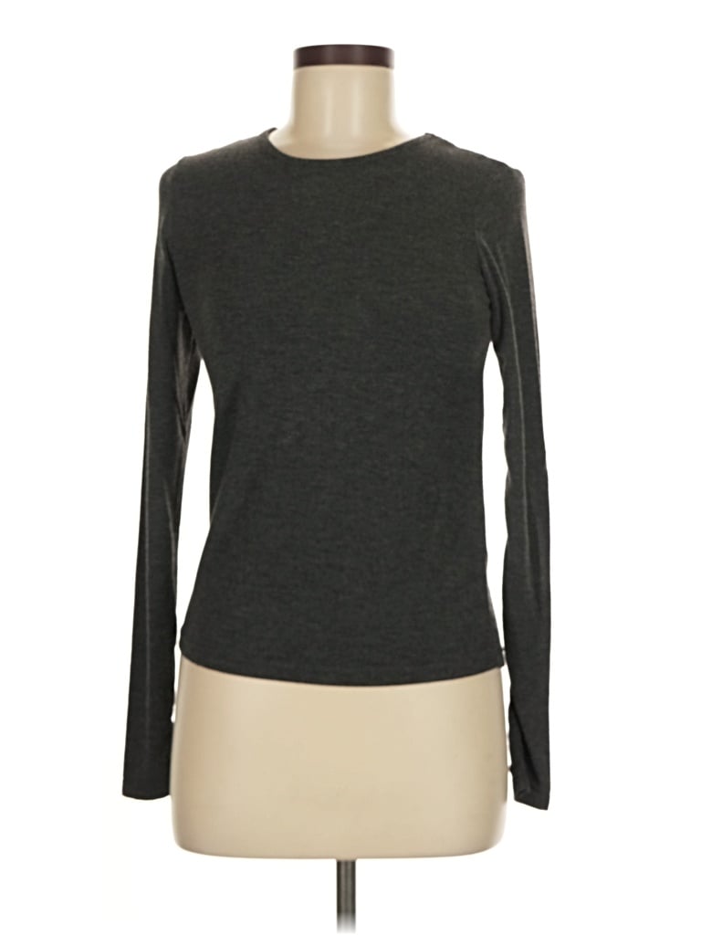 Pre-owned Mng Long Sleeve T-shirt In Gray