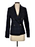 Helene London Plaid Blue Wool Blazer Size XS - photo 1