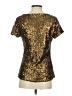 Unbranded Metallic Gold Short Sleeve Top Size XS (estimated) - photo 2