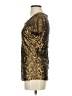 Unbranded Metallic Gold Short Sleeve Top Size XS (estimated) - photo 5