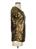 Unbranded Metallic Gold Short Sleeve Top Size XS (estimated) - photo 4