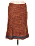 Hype Tweed Orange Casual Skirt Size 8 - photo 1