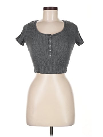 Shein Short Sleeve Henley (view 1)