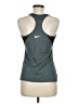 Nike 100% Polyester Gray Active Tank Size M - photo 2