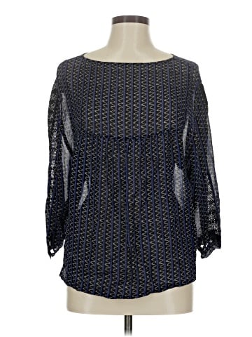 Wrap 3/4 Sleeve Blouse (view 1)