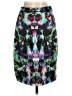 Milly Graphic Teal Casual Skirt Size XS (estimated) - photo 2