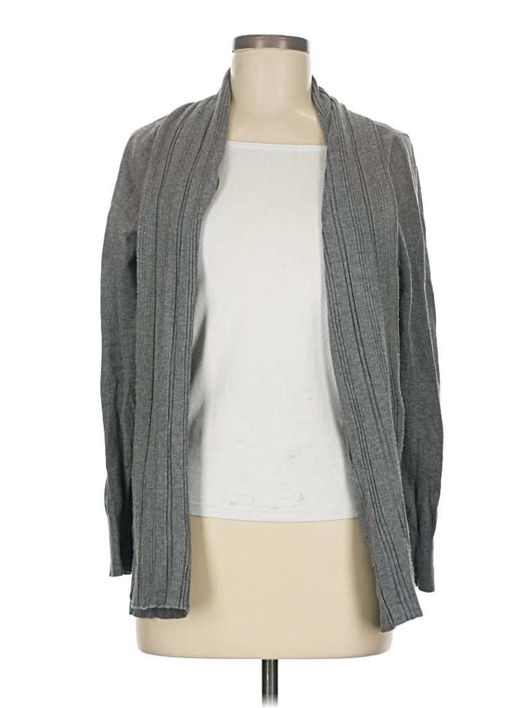 Pre-owned Cielo Cardigan Sweater In Gray