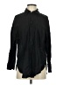 Zara Solid Black Long Sleeve Button-Down Shirt Size XS - photo 1
