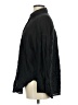 Zara Solid Black Long Sleeve Button-Down Shirt Size XS - photo 5
