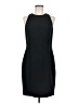 Donna Ricco Solid Black Cocktail Dress Size 8 - photo 1