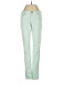 Express Jeans Color Block Green Jeans Size 4 - photo 1