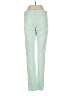 Express Jeans Color Block Green Jeans Size 4 - photo 2