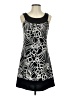 Wrapper Graphic Black Cocktail Dress Size S - photo 1
