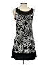 Wrapper Graphic Black Cocktail Dress Size S - photo 2