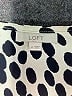 Ann Taylor LOFT 100% Polyester Polka Dots White Romper Size 0 - photo 4
