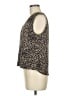 Evereve 100% Polyester Tan Sleeveless Blouse Size M - photo 5