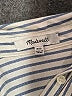 Madewell 100% Viscose Stripes Blue Sleeveless Button-Down Shirt Size XXS - photo 7