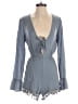Ale by Alessandra 100% Rayon Solid Gray Romper Size XS - photo 1