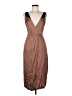 Reiss 100% Polyester Brown Cocktail Dress Size 6 - photo 1