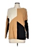 INC International Concepts Color Block Tan Pullover Sweater Size L (petite) - photo 1
