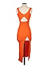 Unbranded Orange Casual Dress Size S (estimated) - photo 2