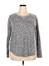 W. by Wantable Animal Print Gray Pullover Sweater Size 2X - photo 1