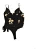 Privy 100% Polyester Black Bodysuit Size M - photo 2