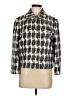 J.Crew 100% Polyester Houndstooth Silver Jacket Size 8 - photo 1
