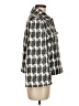 J.Crew 100% Polyester Houndstooth Silver Jacket Size 8 - photo 4