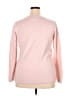 DKNY Jeans 100% Cotton Polka Dots Pink Pullover Sweater Size XXL - photo 2