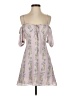 Intermix 100% Silk Floral Pink Casual Dress Size 0 - photo 1