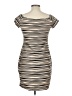Brat Star Animal Print Tan Casual Dress Size L - photo 2