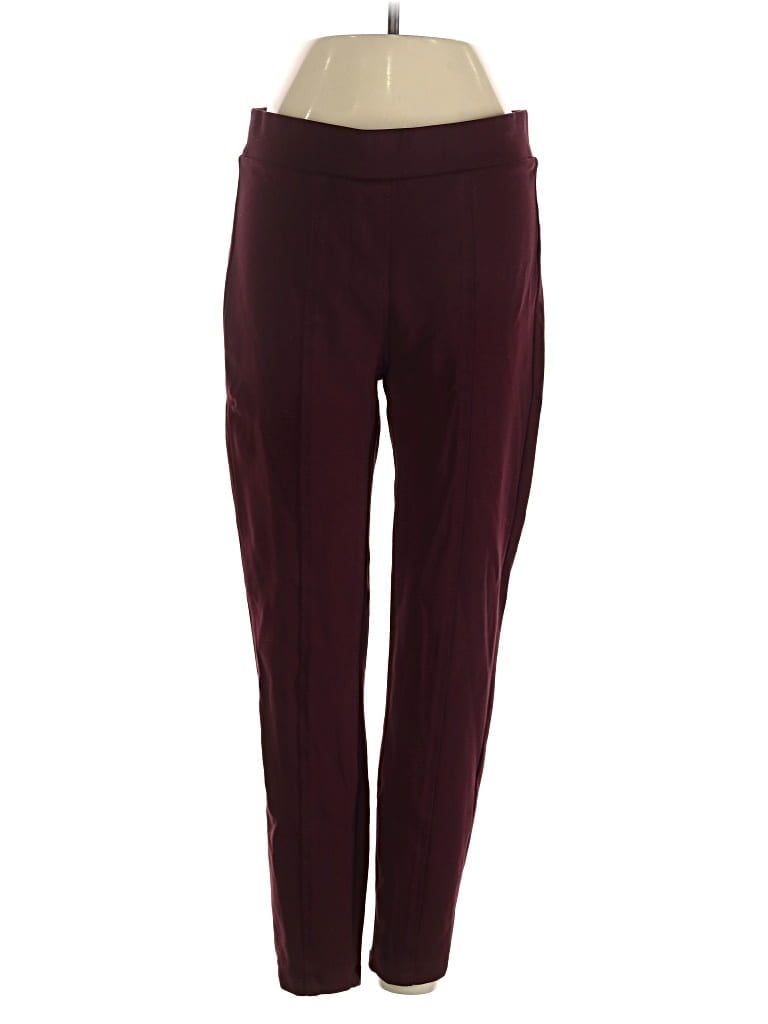 Pre-owned Daily Ritual Casual Pants In Burgundy