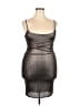 Kimcine Metallic Silver Cocktail Dress Size 2X - photo 1