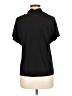 Wardrobe Black Short Sleeve Blouse Size M - photo 2
