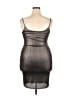 Kimcine Metallic Silver Cocktail Dress Size 2X - photo 2